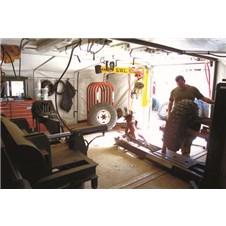 MECC Tire Maintenance Facility in use in the field